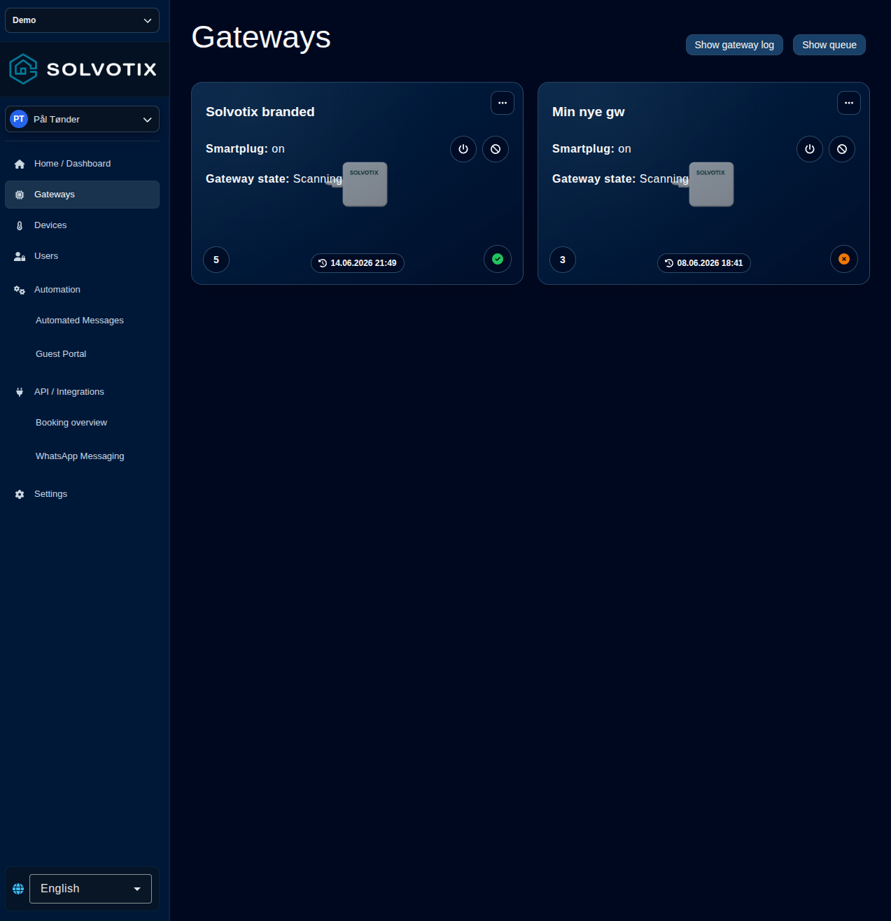 Gateway-övervakning